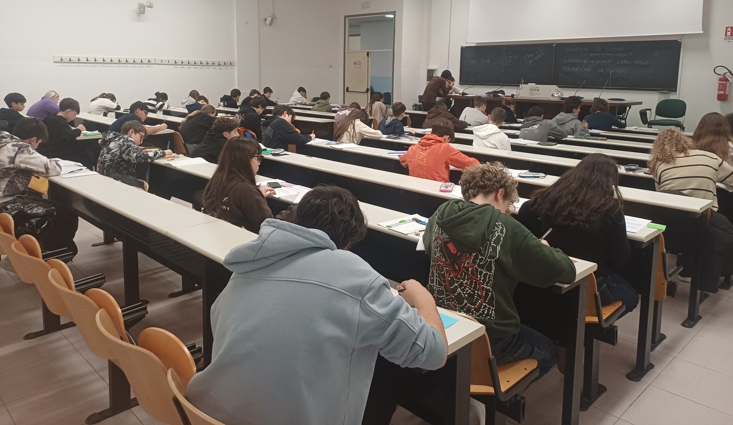 foto gara matematica Mathesis Terni 2026